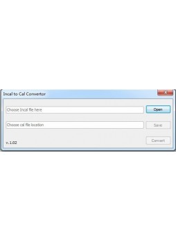 Incal files to Cal convertor work for calterm